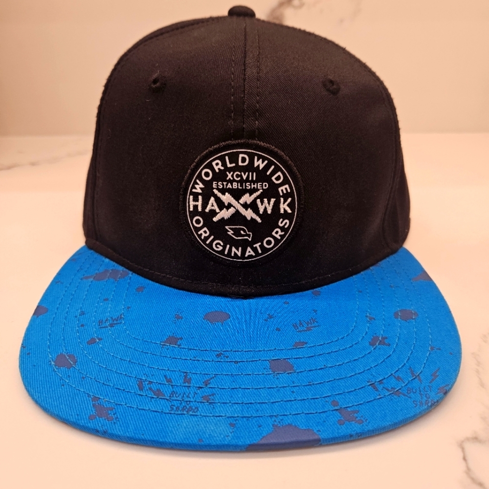 Tony Hawk baseball hat black & blue cap new